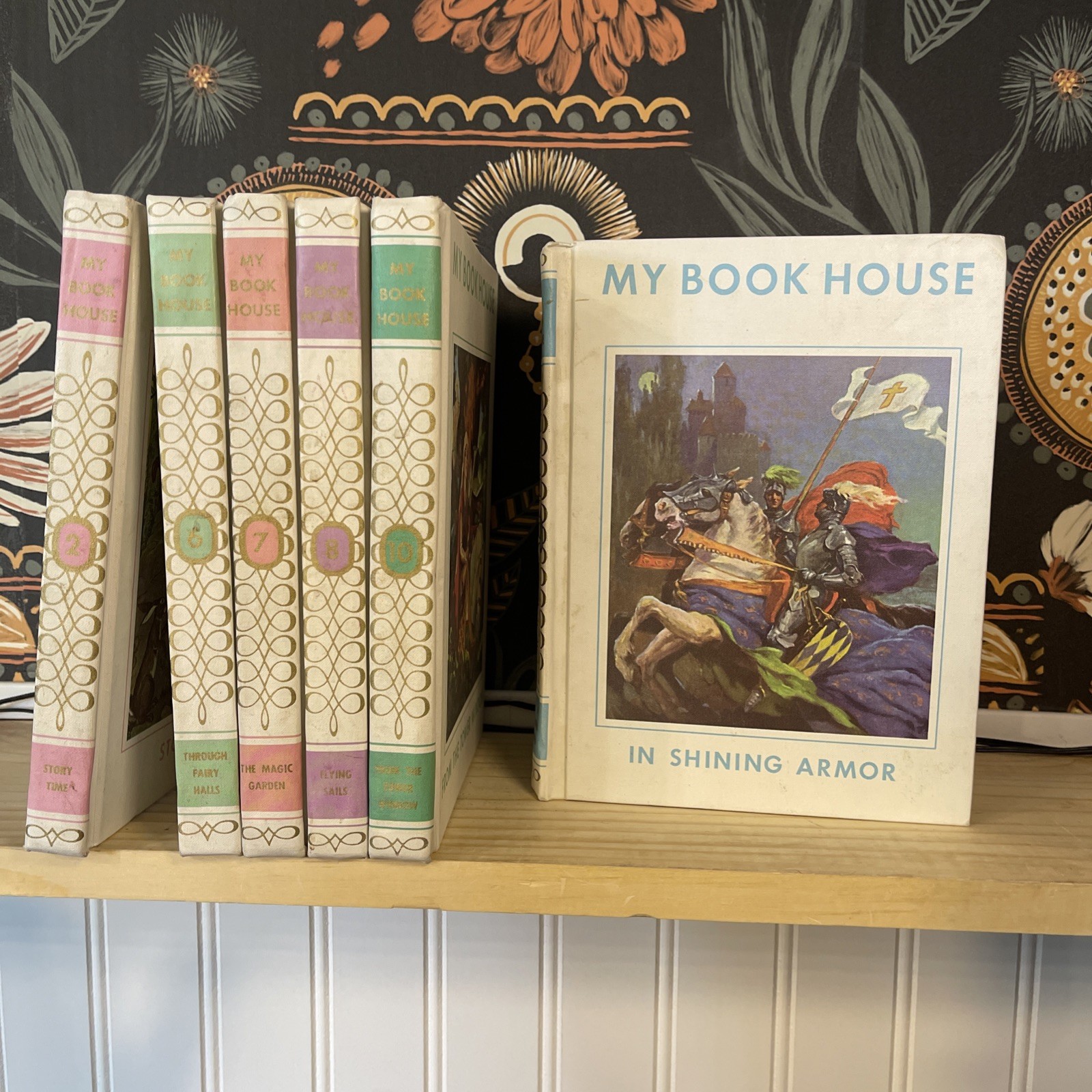 6 pc My Book House Vintage Set - Vol 2 6  7 8  10 11 - 1971 Miller Childrens