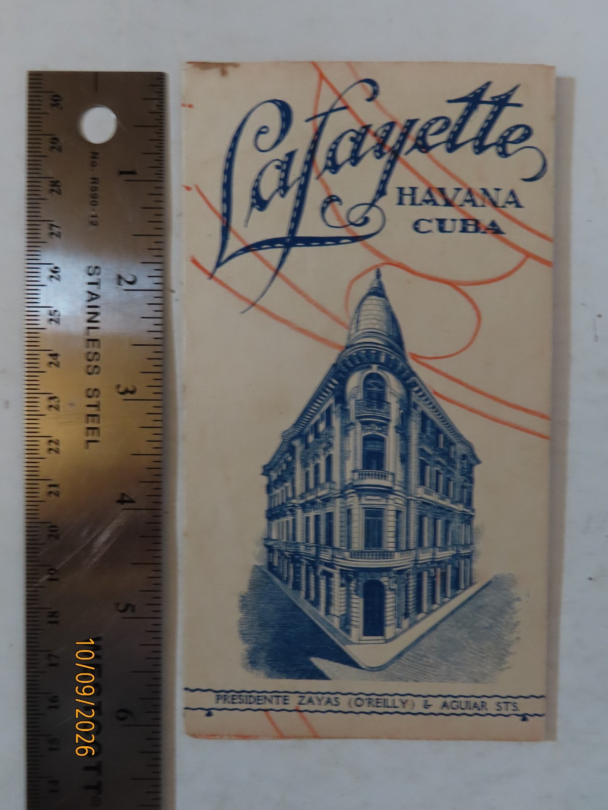 Incredible 1920's? Lafayette Hotel Havana Cuba advertising pamphlet brochure Incredible 1920's? Lafayette Hotel Havana Cuba advertising pamphlet brochure