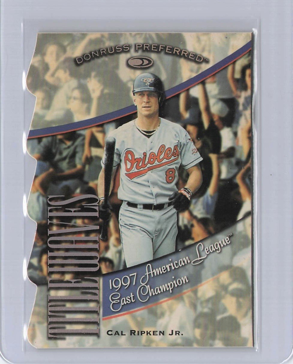 1998 Donruss Preferred Title Waves #6 Cal Ripken /1997 - NM-MT 1998 Donruss Preferred Title Waves #6 Cal Ripken /1997 - NM-MT