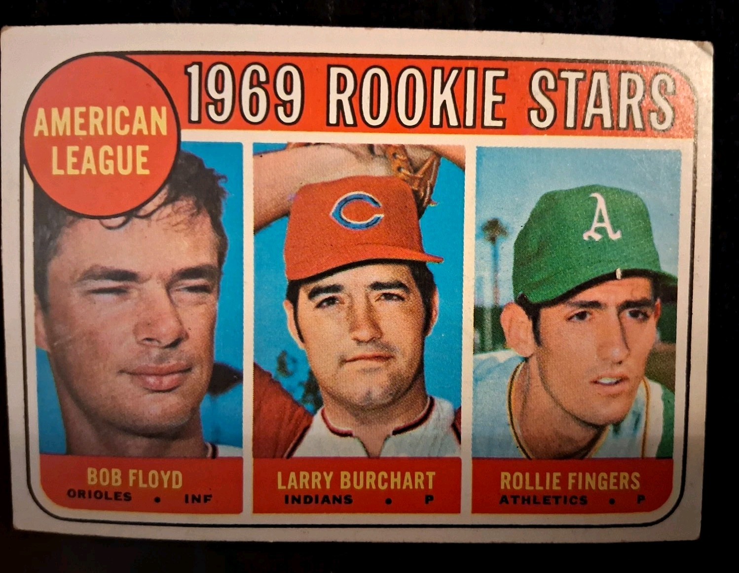 Topps 1969 Topps #597 Rookie Stars RC Rollie Fingers Bob Floyd Burchart