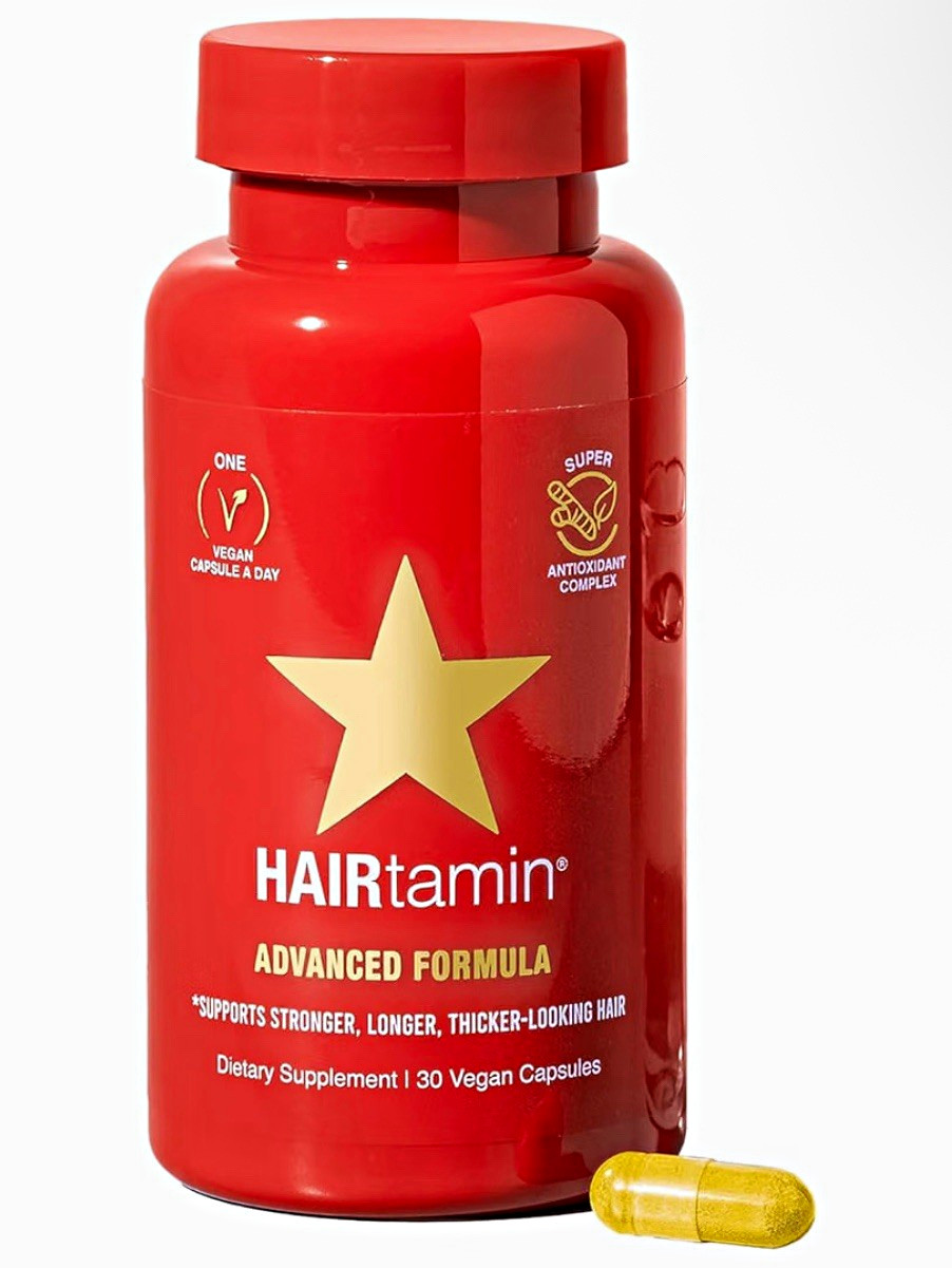 HAIRtamin Advanced Formula Hair Supplement 30 Vegan Capsules Non-GMO HAIRtamin Advanced Formula Hair Supplement 30 Vegan Capsules Non-GMO