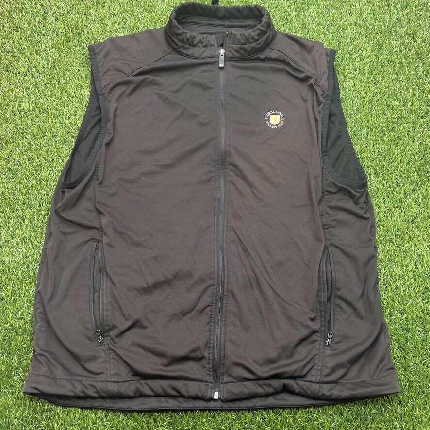FootJoy DryJoy Golf Vest FJ Men Large L Lined 1/4 Zip Quarter Performance FootJoy DryJoy Golf Vest FJ Men Large L Lined 1/4 Zip Quarter Performance