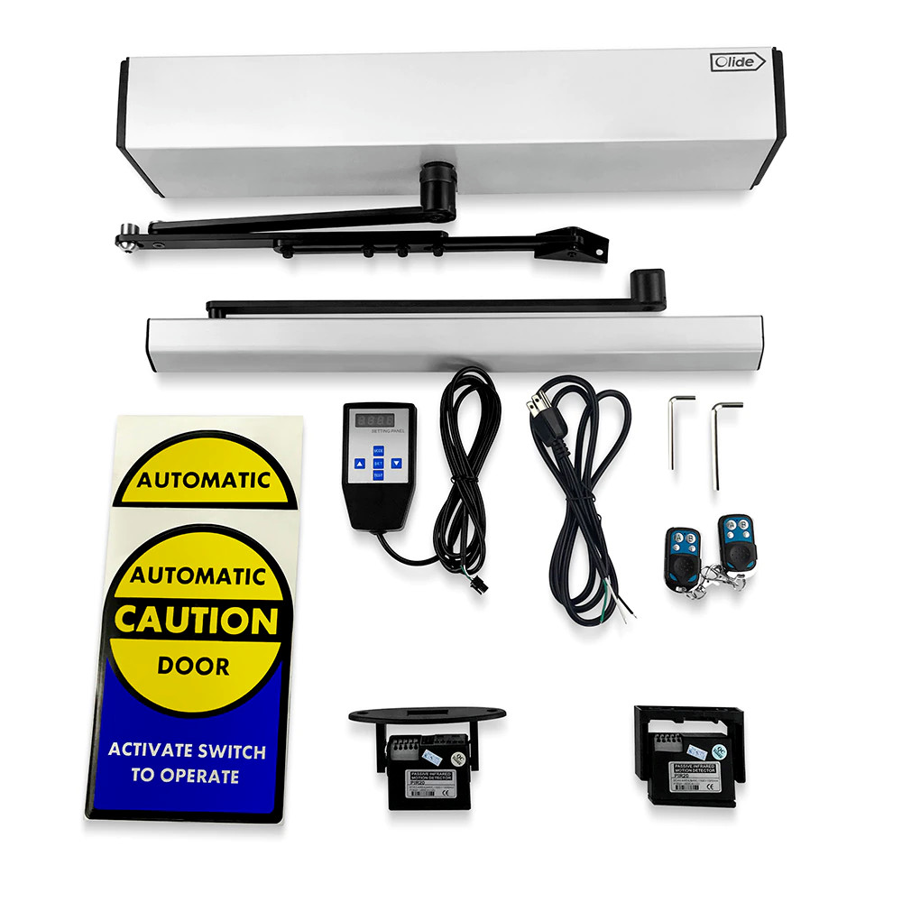Commercial Automatic Swing Door Opener with 2pcs Body Sensors Motion PIR Sensors
