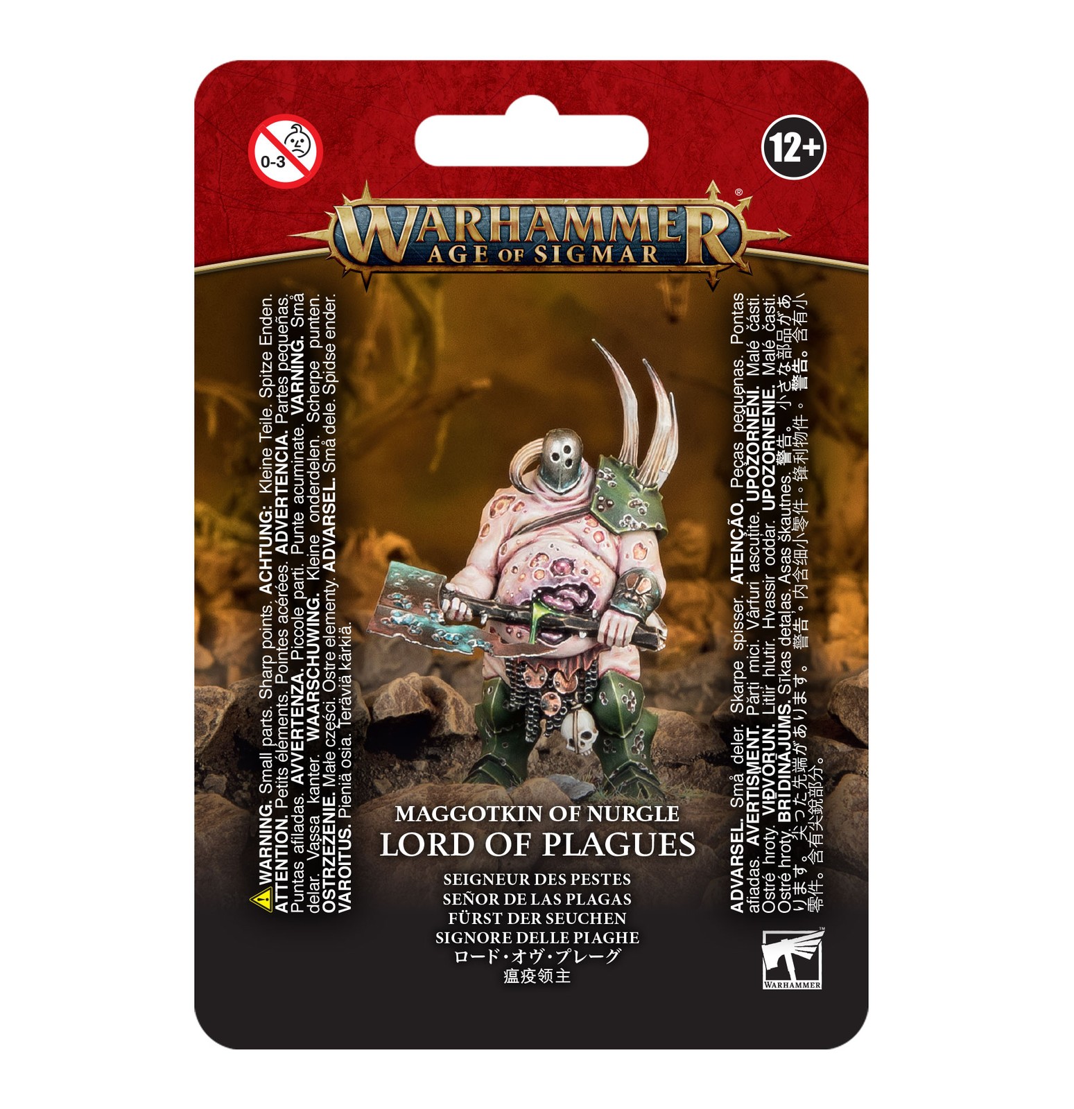 Warhammer: Age Of Sigmar Grand Alliance: Chaos Maggotkin Of Nurgle Lord Of Plag