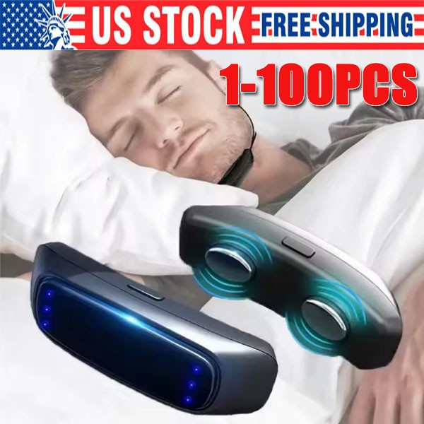 Smart Snoring Stopper Sleep Aid Anti Snoring Chin Device Muscle Tightening US