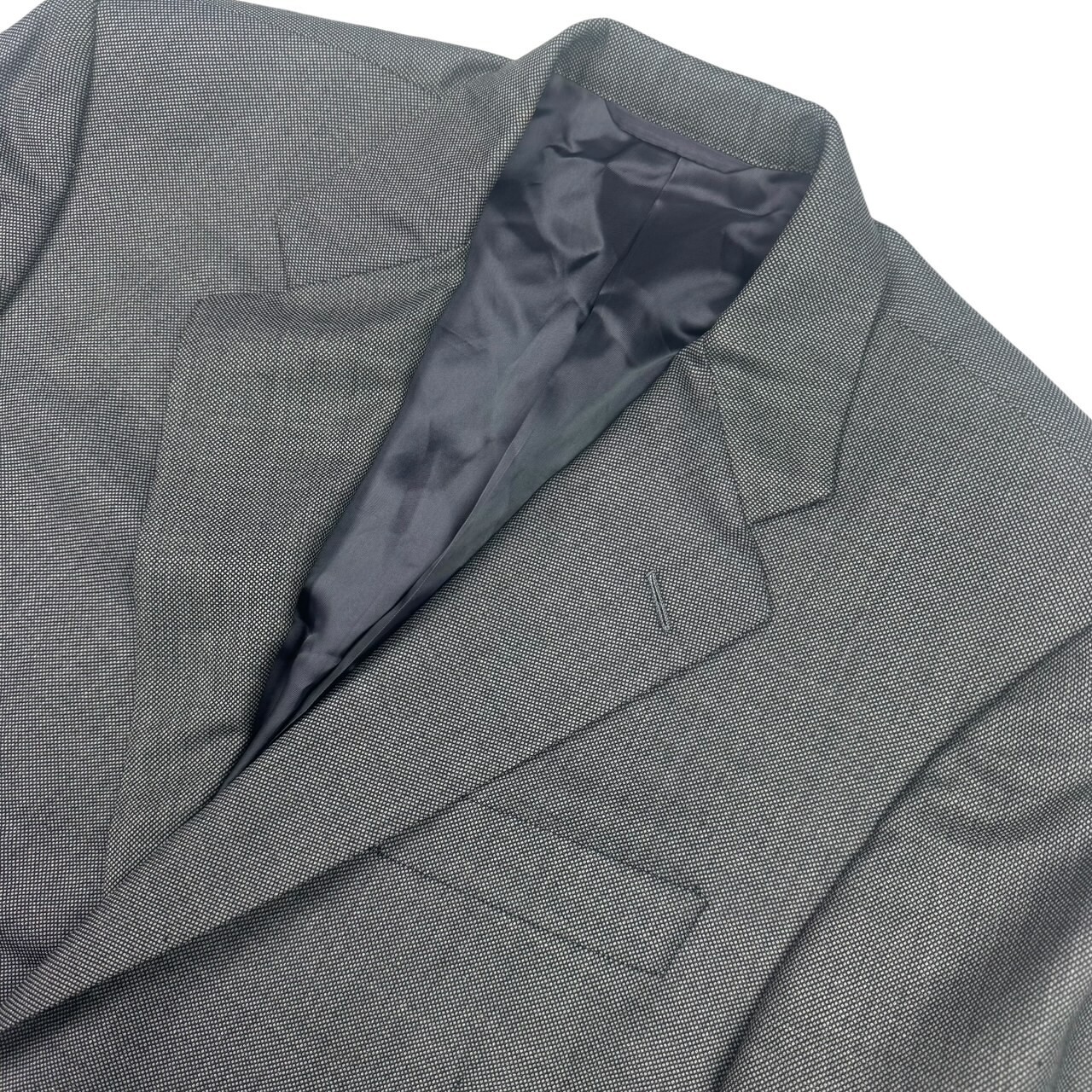 Hickey Freeman x Loro Piana Men\'s Wool 2-Button Blazer Gray Birdseye • 40R Hickey Freeman x Loro Piana Men\'s Wool 2-Button Blazer Gray Birdseye • 40R