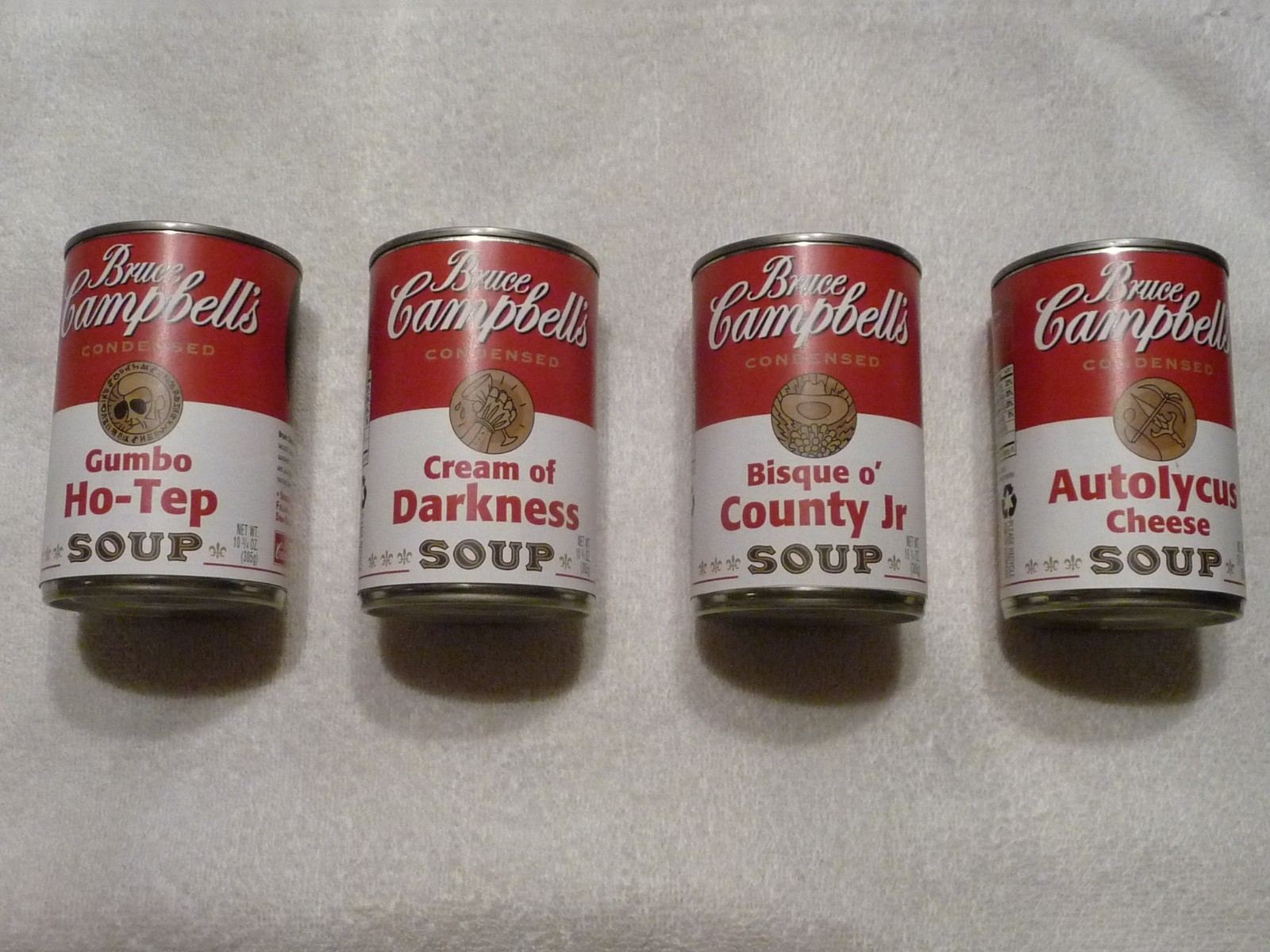 BRUCE CAMPBELL 52 BIRTHDAY TRIBUTE BRUCE CAMPBELL SOUP COLLECTION 