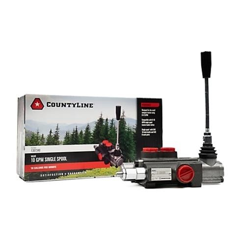 NEW CountyLine 1307340 10 GPM Single Spool Hydraulic Tractor Valve 