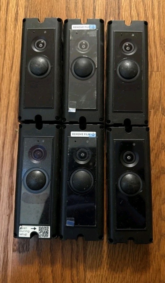 LOT OF 6 Ring Video Doorbell Pro (1st Gen) Wi-Fi Wired