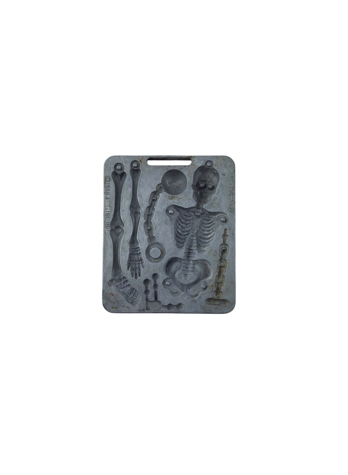 Vintage 1966 Mattel Thing-Maker Fright Factory SKELETON Halloween Mold Plate Vintage 1966 Mattel Thing-Maker Fright Factory SKELETON Halloween Mold Plate
