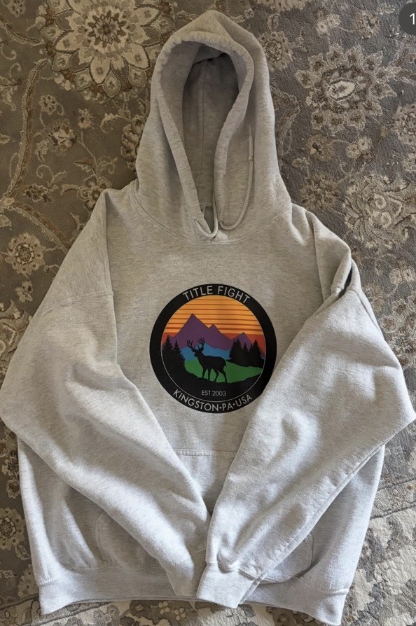 OG Title Fight Deer Hoodie Size XL Pre-2014 Rare OG Title Fight Deer Hoodie Size XL Pre-2014 Rare