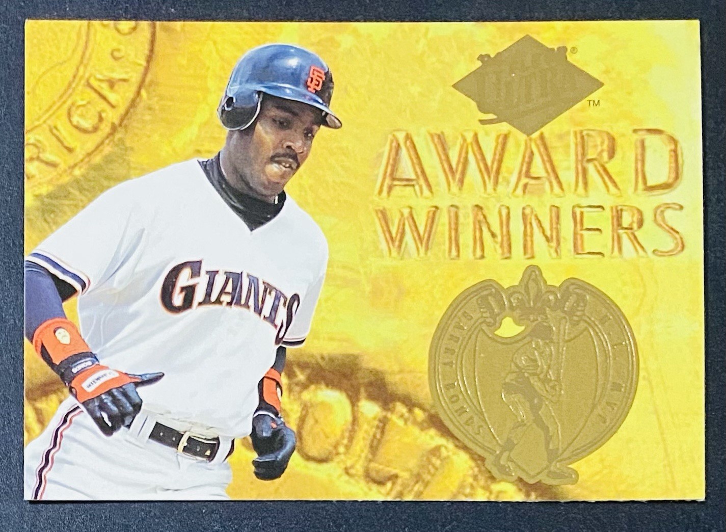 1994 Fleer Ultra Insert Barry Bonds MVP Award Winner SF Giants Invest 1994 Fleer Ultra Insert Barry Bonds MVP Award Winner SF Giants Invest