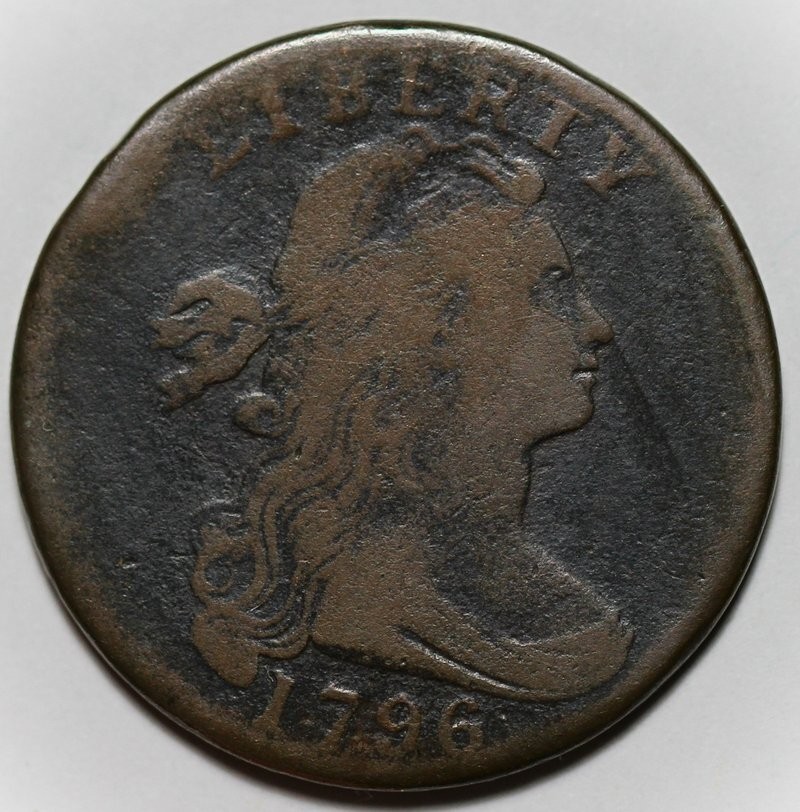 1796 Draped Bust Large Cent (S-93), Reverse of 1795 - US 1c Copper Coin