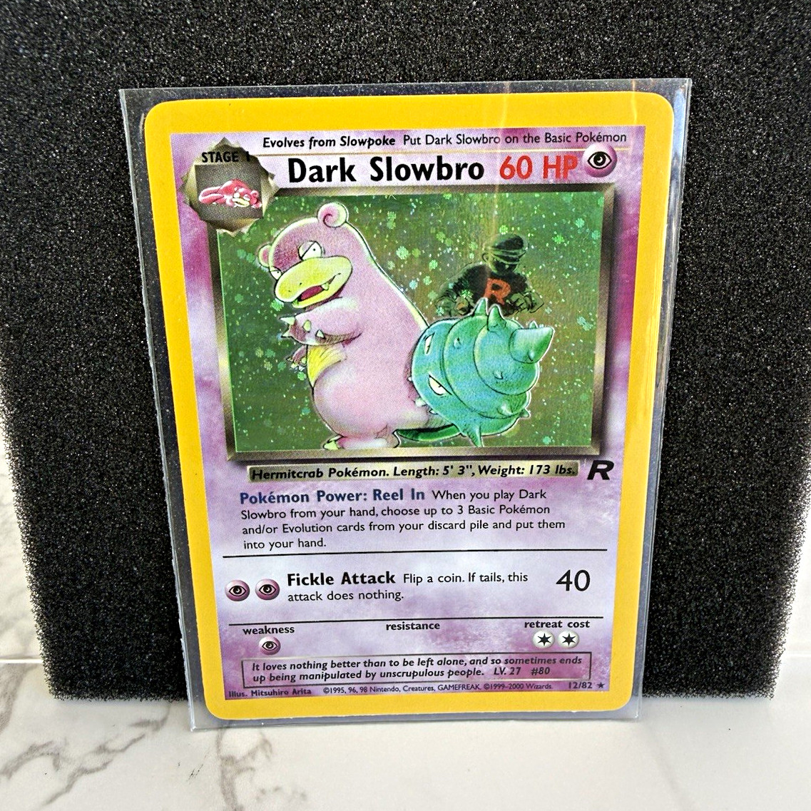 Pokemon TCG Dark Slowbro Team Rocket Holo Unlimited 12/82 NEAR MINT Pokemon TCG Dark Slowbro Team Rocket Holo Unlimited 12/82 NEAR MINT