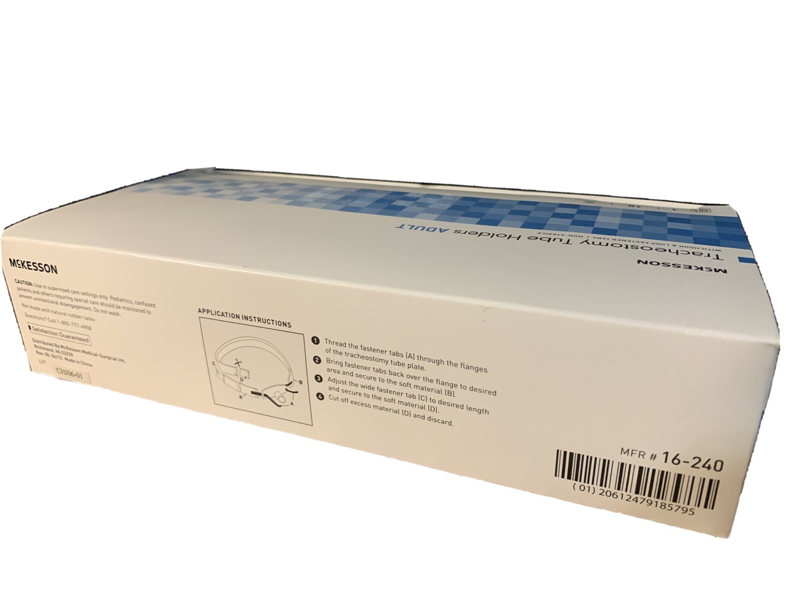 Tracheostomy Tube Holder McKesson Single Patient Use (Box of 10) Tracheostomy Tube Holder McKesson Single Patient Use (Box of 10)