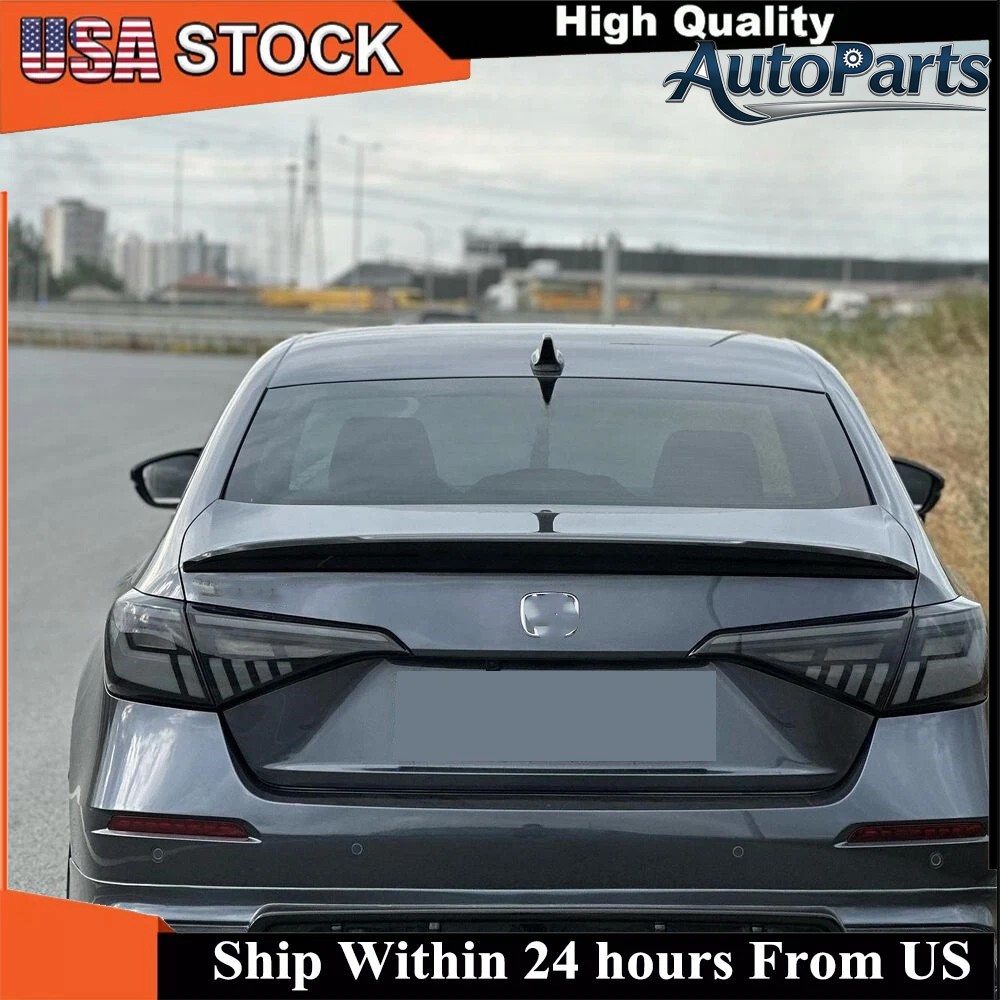 Smoked/White LED Tail Lights for 2022-2026 11th Gen Honda Civic Sedan Rear Light Smoked/White LED Tail Lights for 2022-2026 11th Gen Honda Civic Sedan Rear Light
