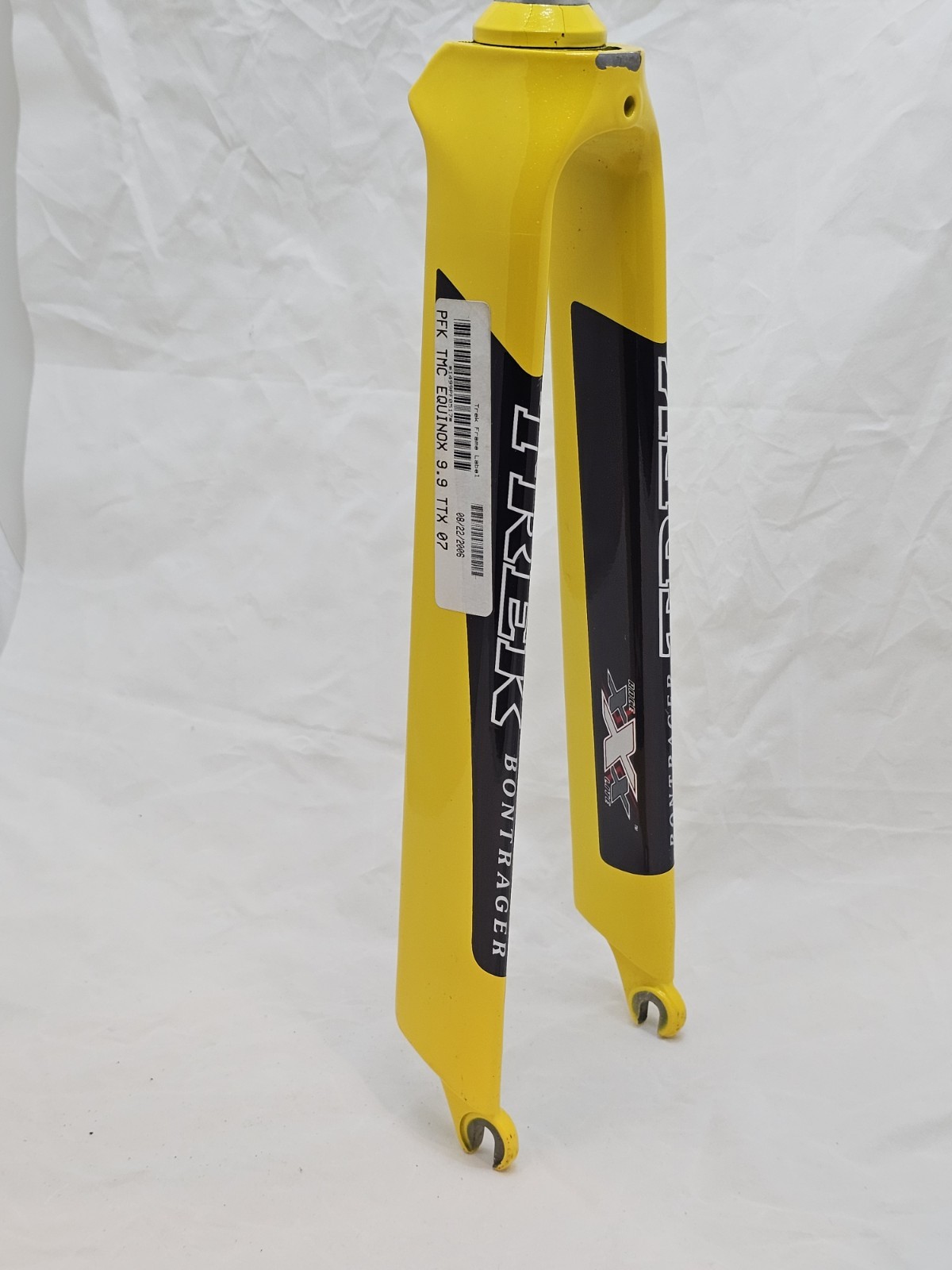 2007 Trek Equinox TTX 9.9 Carbon Fork 700c 1 1/8” 310mm Steerer Yellow NOS
