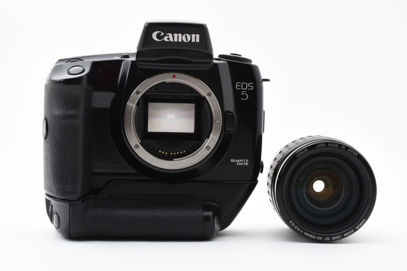 Read [EXC+5] Canon EOS5 QD SLR Camera w/ EF 35-105mm f/4.5-5.6 Lens Japan #C3526
