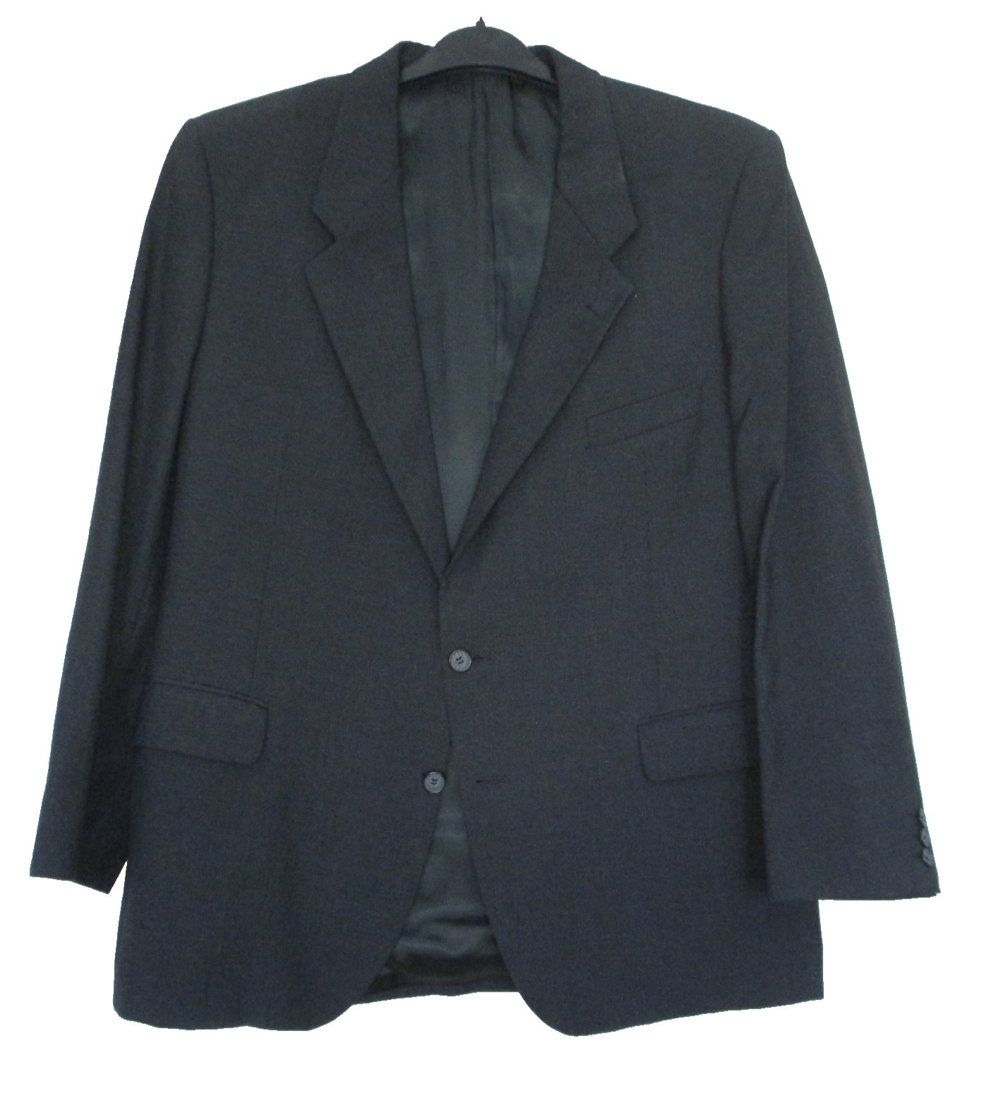 Vintage Yves Saint Laurent Menswear Mens Blazer Suit Jacket Gray Wool 44R
