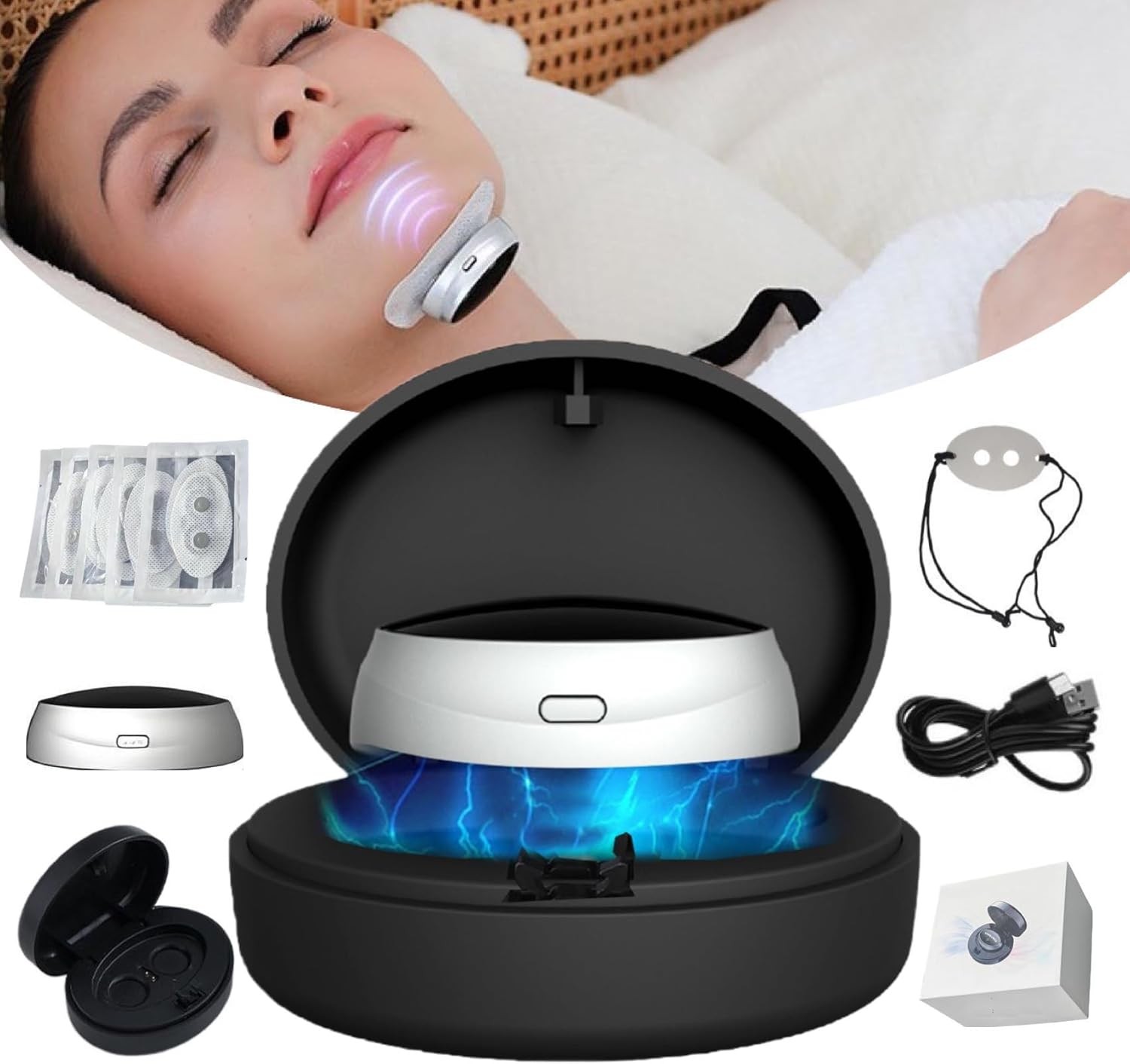 Professional Anti-Snoring Device for Breathe Easy Improve Peaceful Sleep Quality Professional Anti-Snoring Device for Breathe Easy Improve Peaceful Sleep Quality