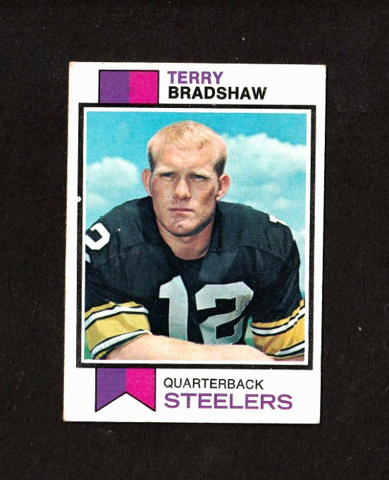 1973 Topps Football Terry Bradshaw #15 HOF Ex+/Nm Pittsburg Steelers