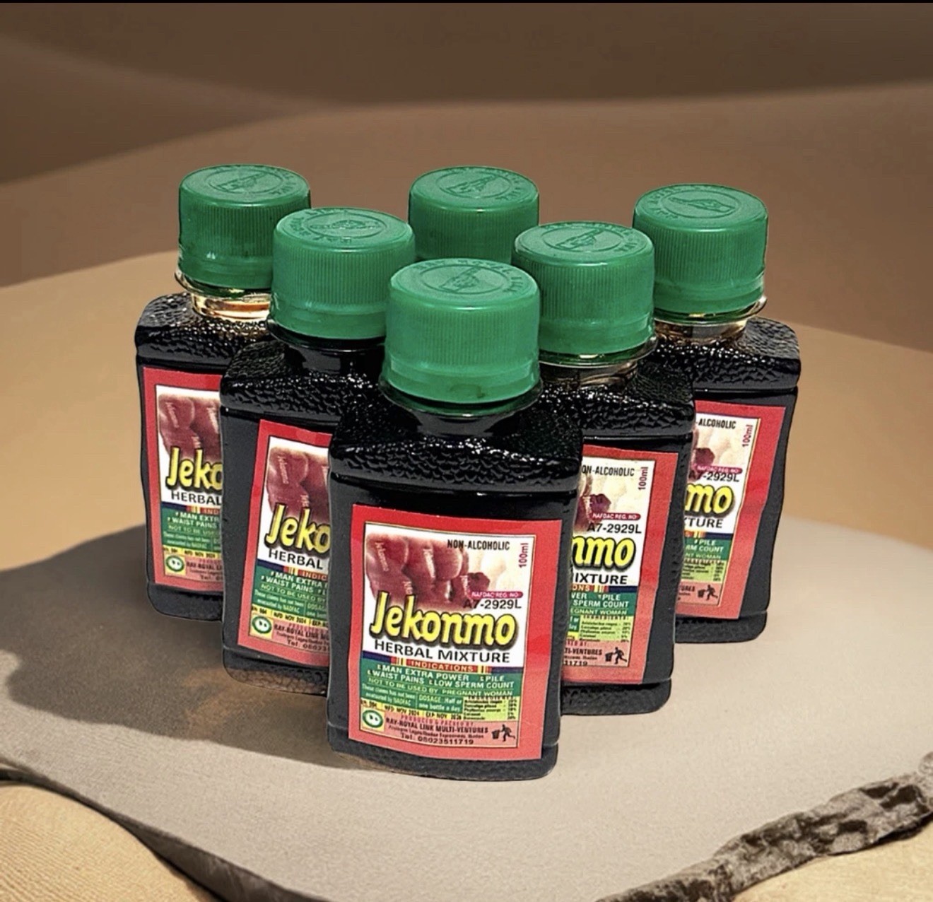 Jekonmo Herbal Drink 100ml 3 Bottle/6 Bottle Pack