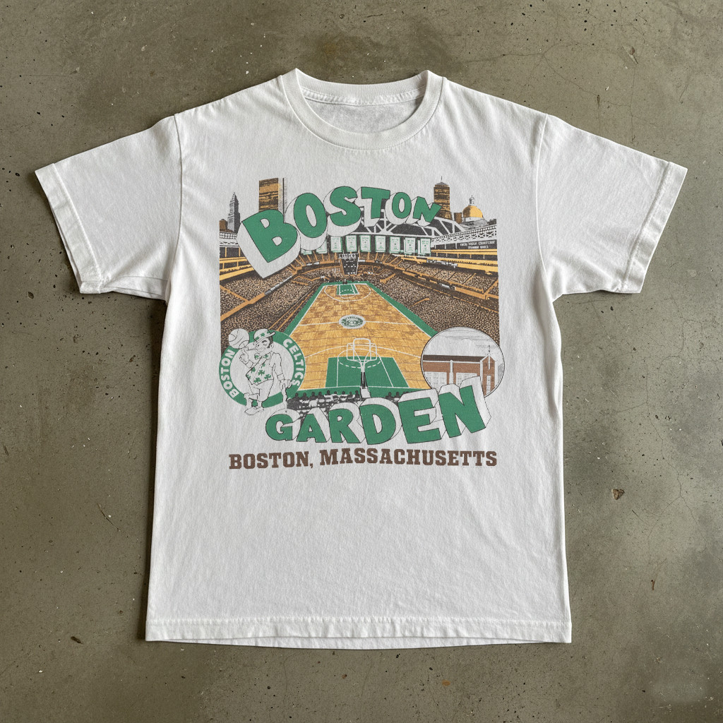 Vintage Boston Garden Tee Vintage Boston Garden Tee