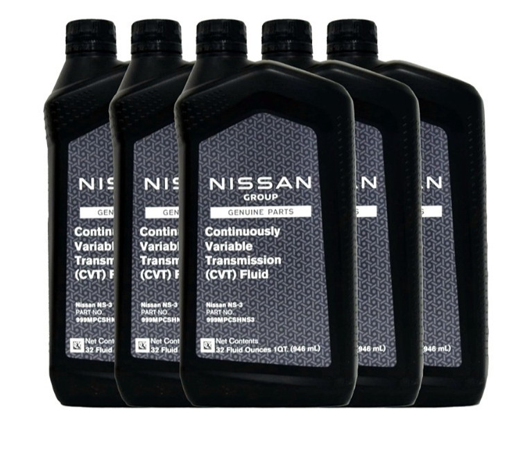 Genuine OEM Nissan NS-3 continuously variable transmission fluid 5 qts.