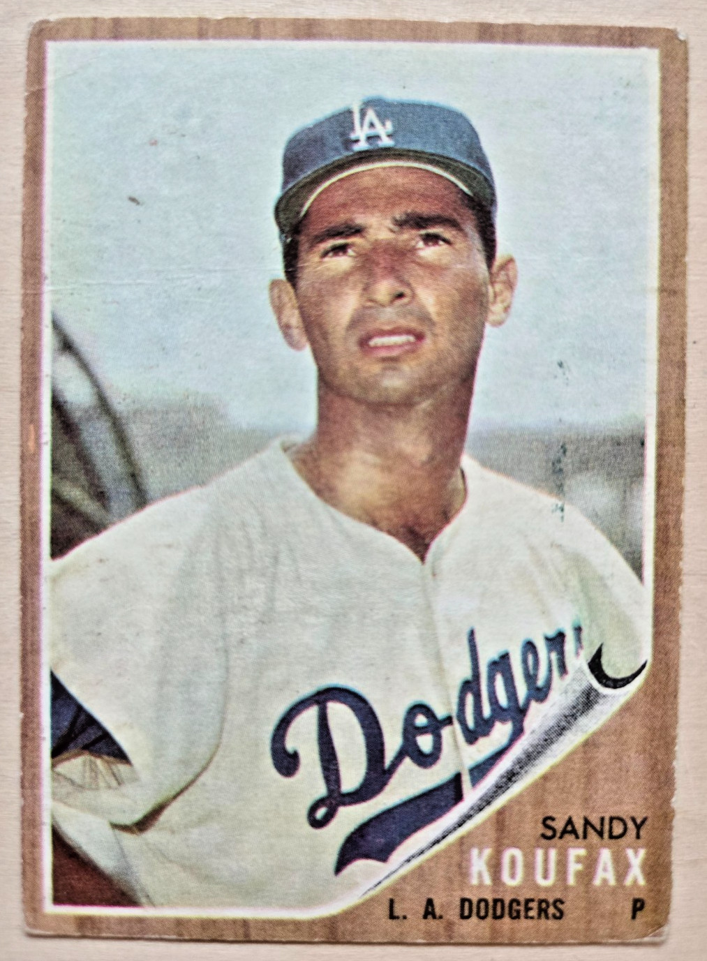 1962 TOPPS SANDY KOUFAX - #5 - VG Condition
