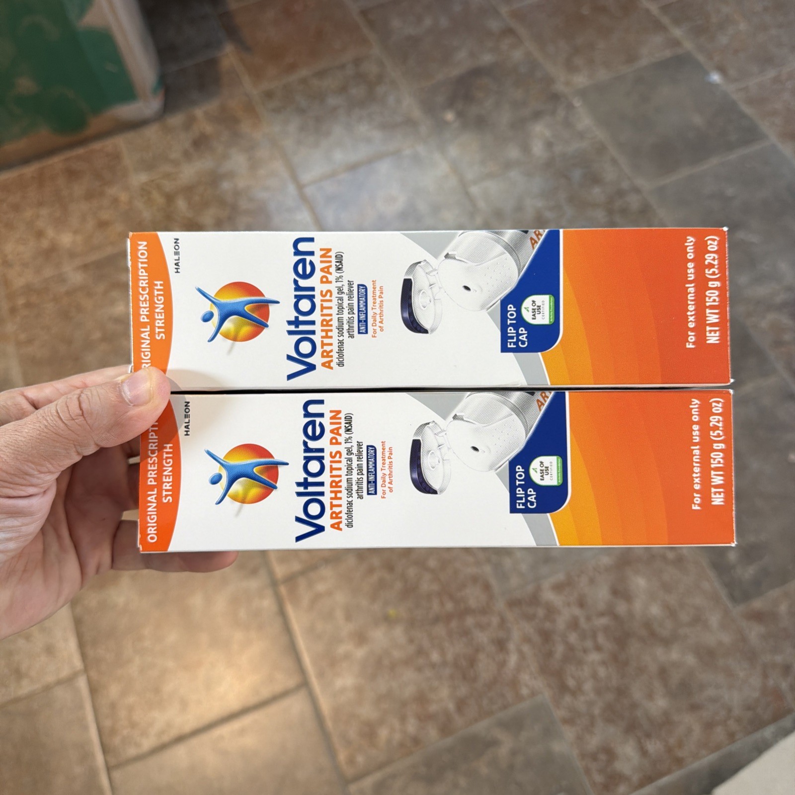 2 Pack Voltaren Pain Topical Gel 150g (5.29oz) Tube Exp2028 New 2 Pack Voltaren Pain Topical Gel 150g (5.29oz) Tube Exp2028 New