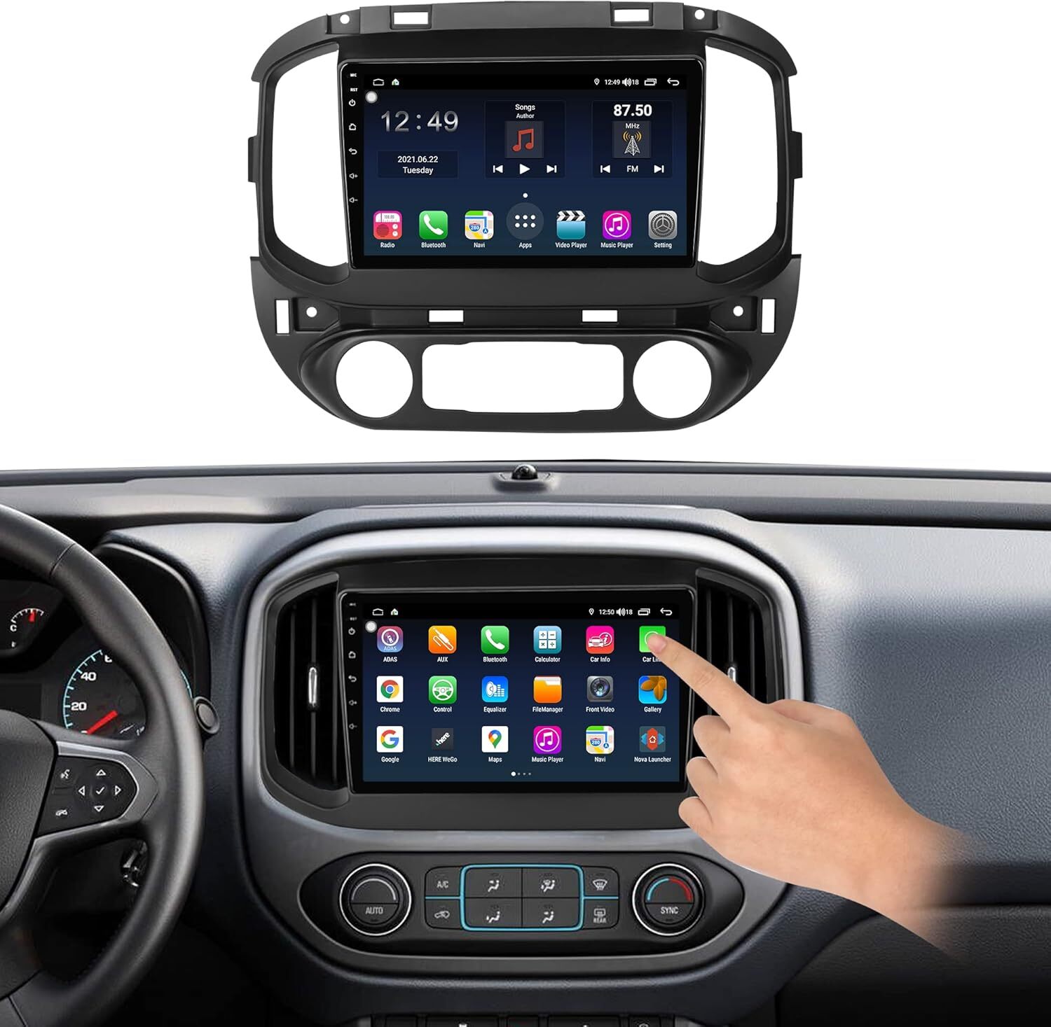 For Chevrolet Colorado 2015-2019 Apple Carplay Car Stereo Radio GPS Navi Player For Chevrolet Colorado 2015-2019 Apple Carplay Car Stereo Radio GPS Navi Player