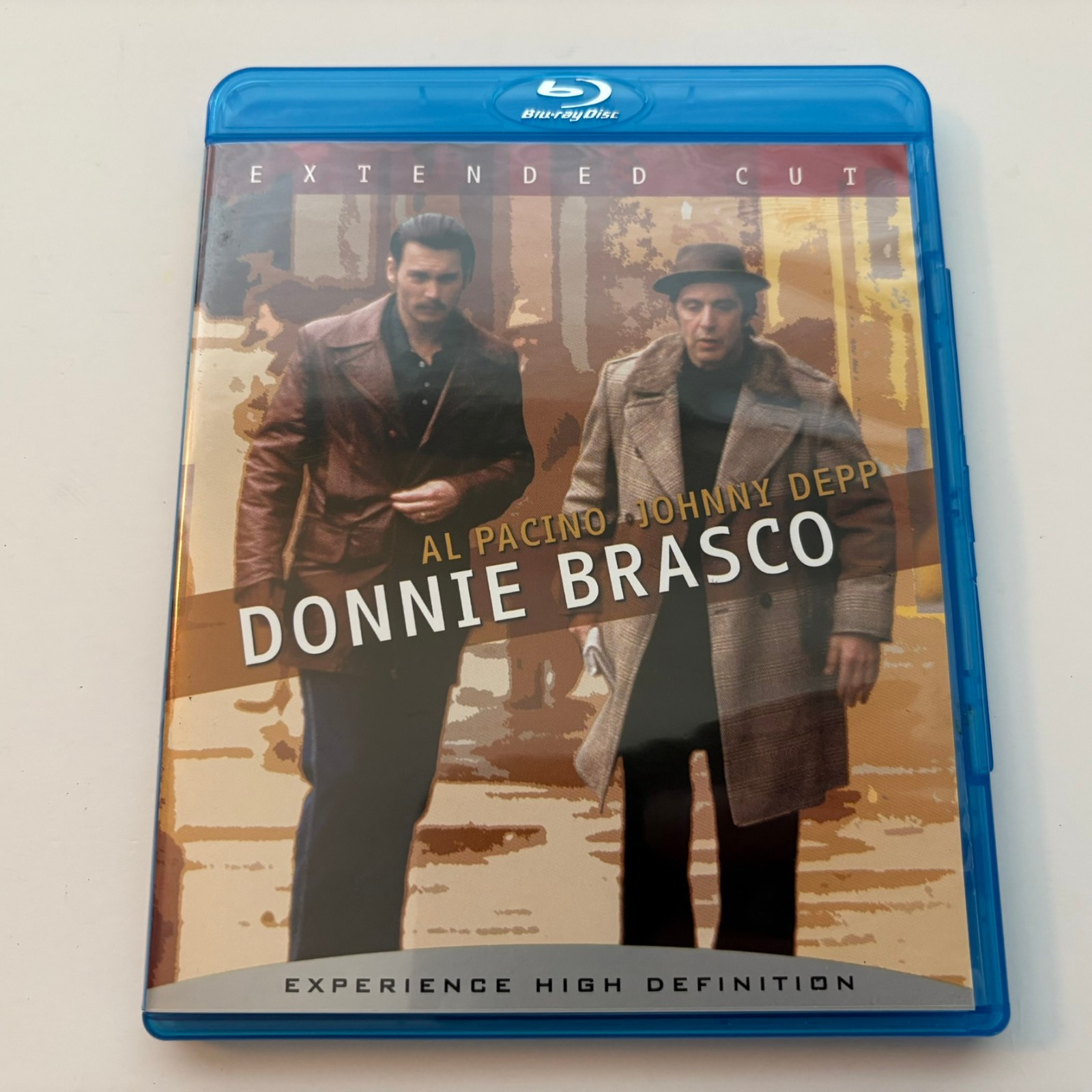 Donnie Brasco: Extended Cut (Blu-ray, 1997) Al Pacino Johnny Depp Crime Drama