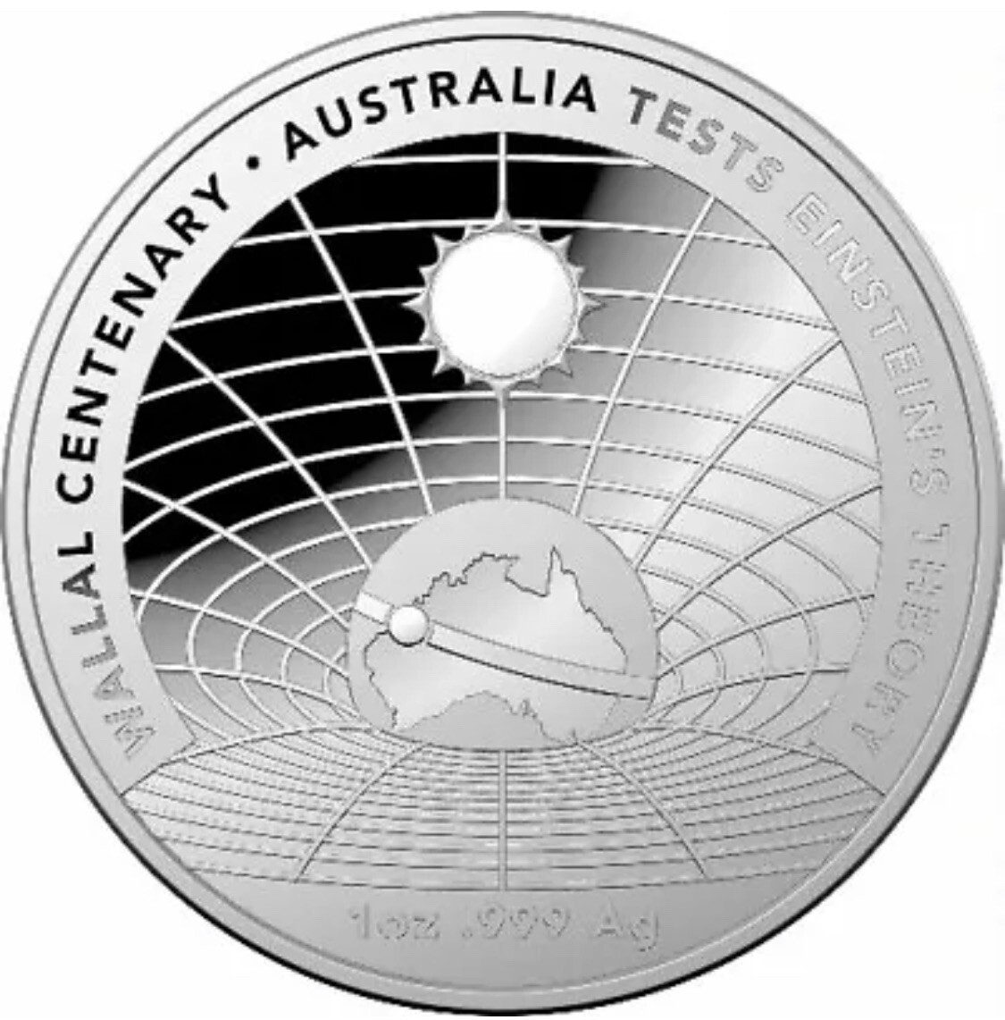 2022 Australia Einstein and Wallal 1 Oz Domed Silver Proof Coin