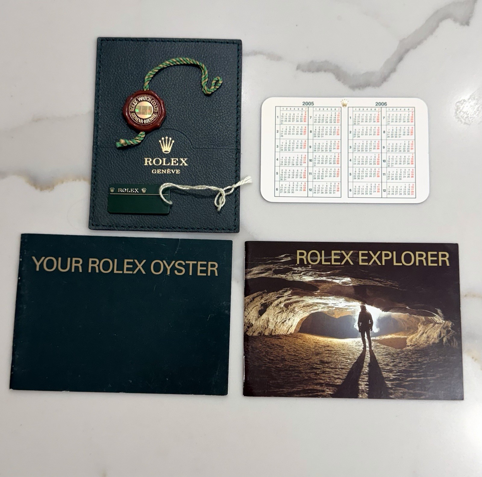 Authentic Rolex Explorer 114270 16570 Booklet Manual FULL SET YEAR 2005-2006