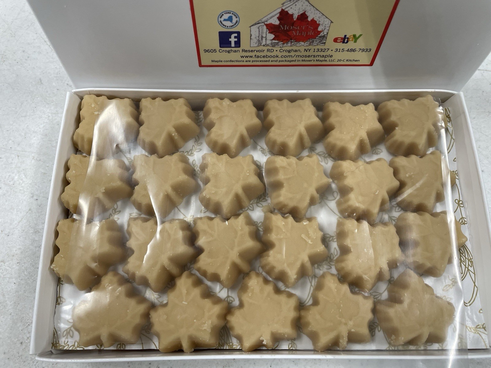1 LB of 100% Pure New York State Maple Sugar Candy