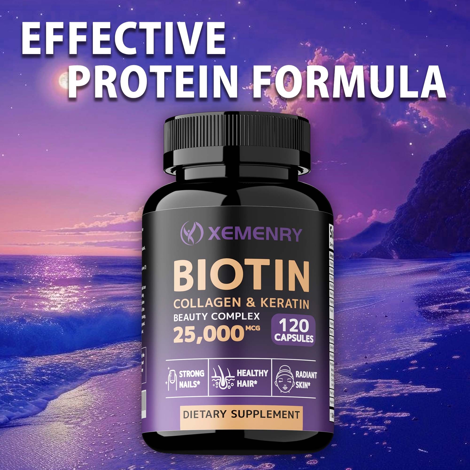 Biotin Collagen & Keratin 25,000mcg - for Hair, Skin, Nails, Bones &Joint Biotin Collagen & Keratin 25,000mcg - for Hair, Skin, Nails, Bones &Joint