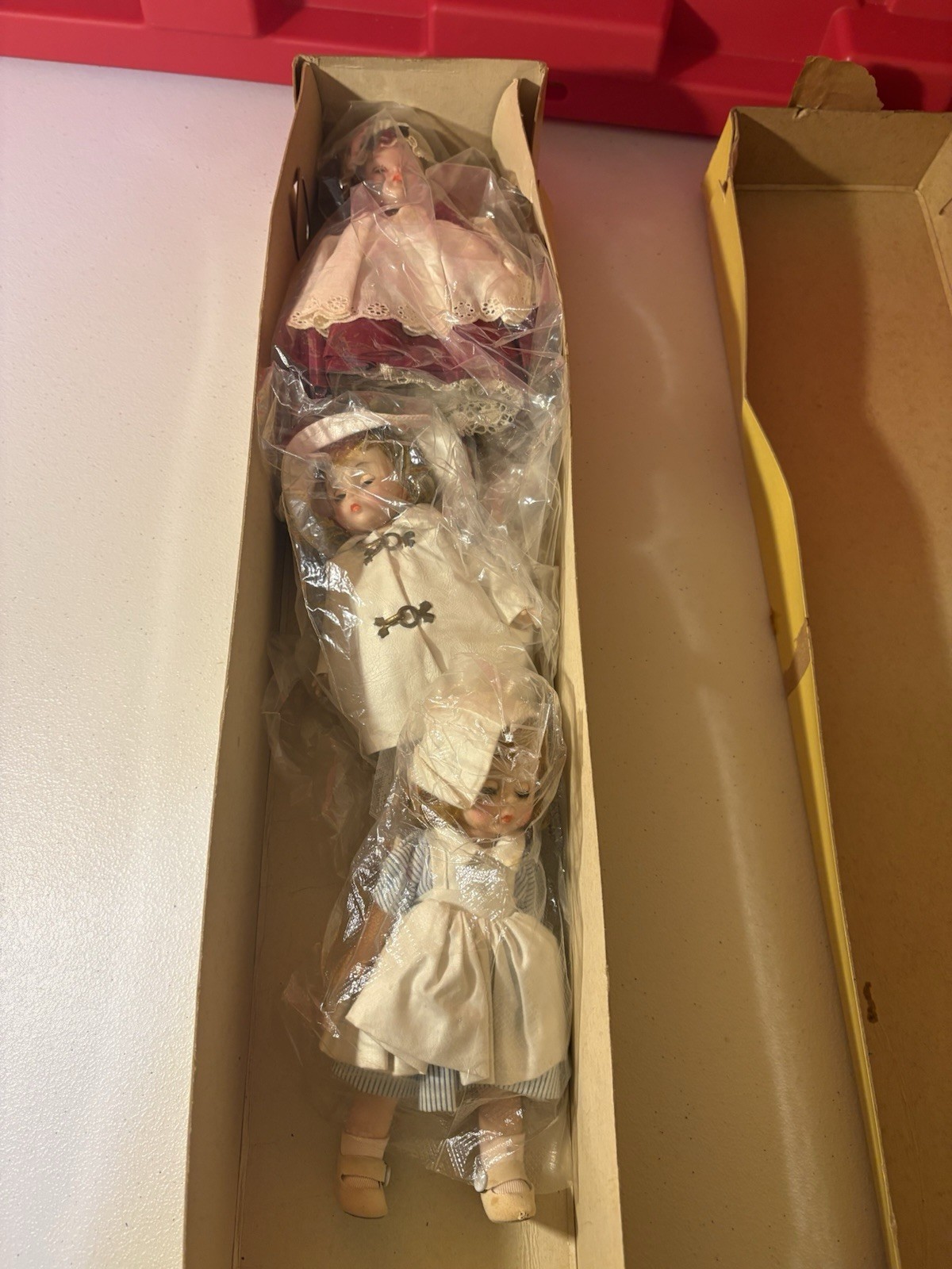 MA Madame Alexander 8 Inch Wendy Kin Set Of 3 Dolls Assortment Excellent