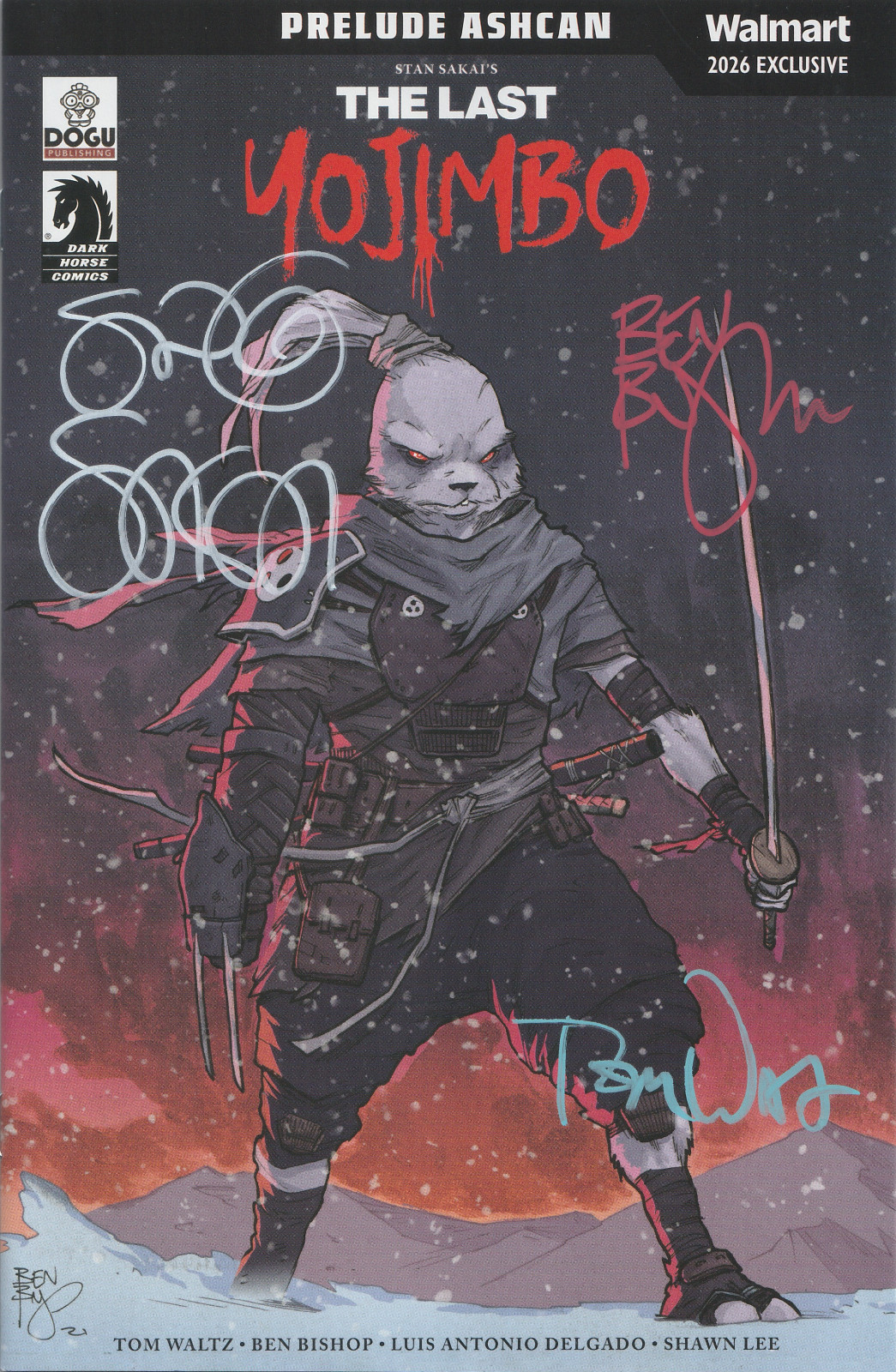 The Last Yojimbo Prelude Ashcan NYCC 2026 Walmart Exclusive Stan Sakai Signed