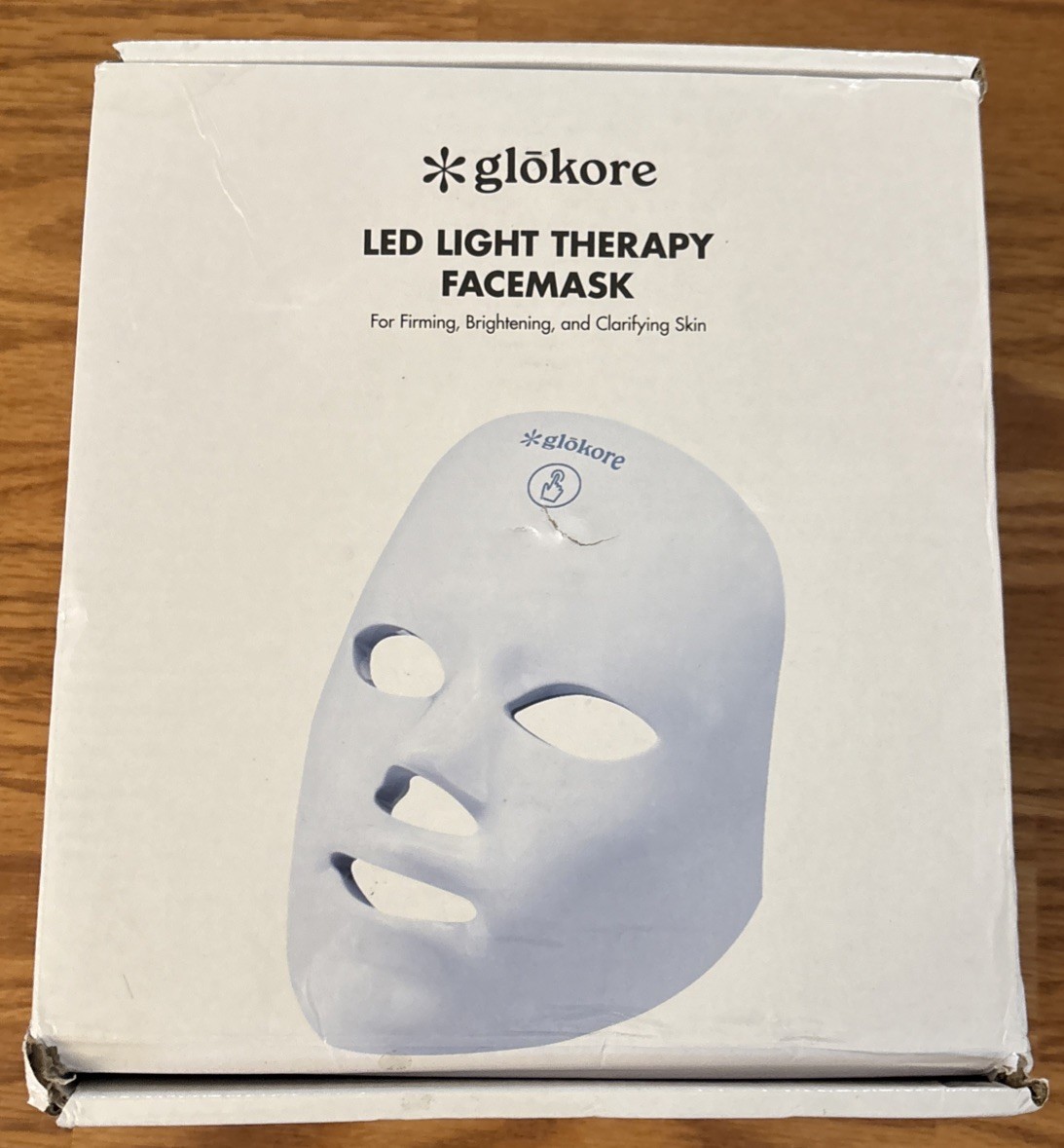Glokore 7-in-1 LED Wireless Light Therapy Face Mask Device White Open Box New Glokore 7-in-1 LED Wireless Light Therapy Face Mask Device White Open Box New