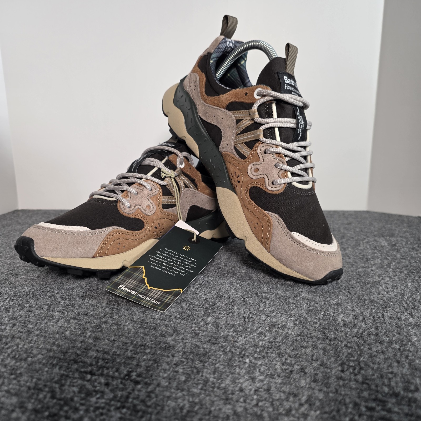 Barbour x Flower Mountain Yamano 3 Women\'s 8.5 EU 40 Sneakers FM63533 New