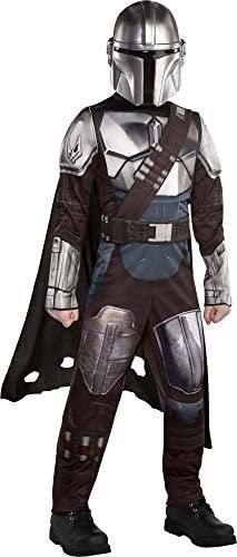 Deluxe Mandalorian Costume for Children Medium Star Wars: The Mandalorian 8-10 Deluxe Mandalorian Costume for Children Medium Star Wars: The Mandalorian 8-10