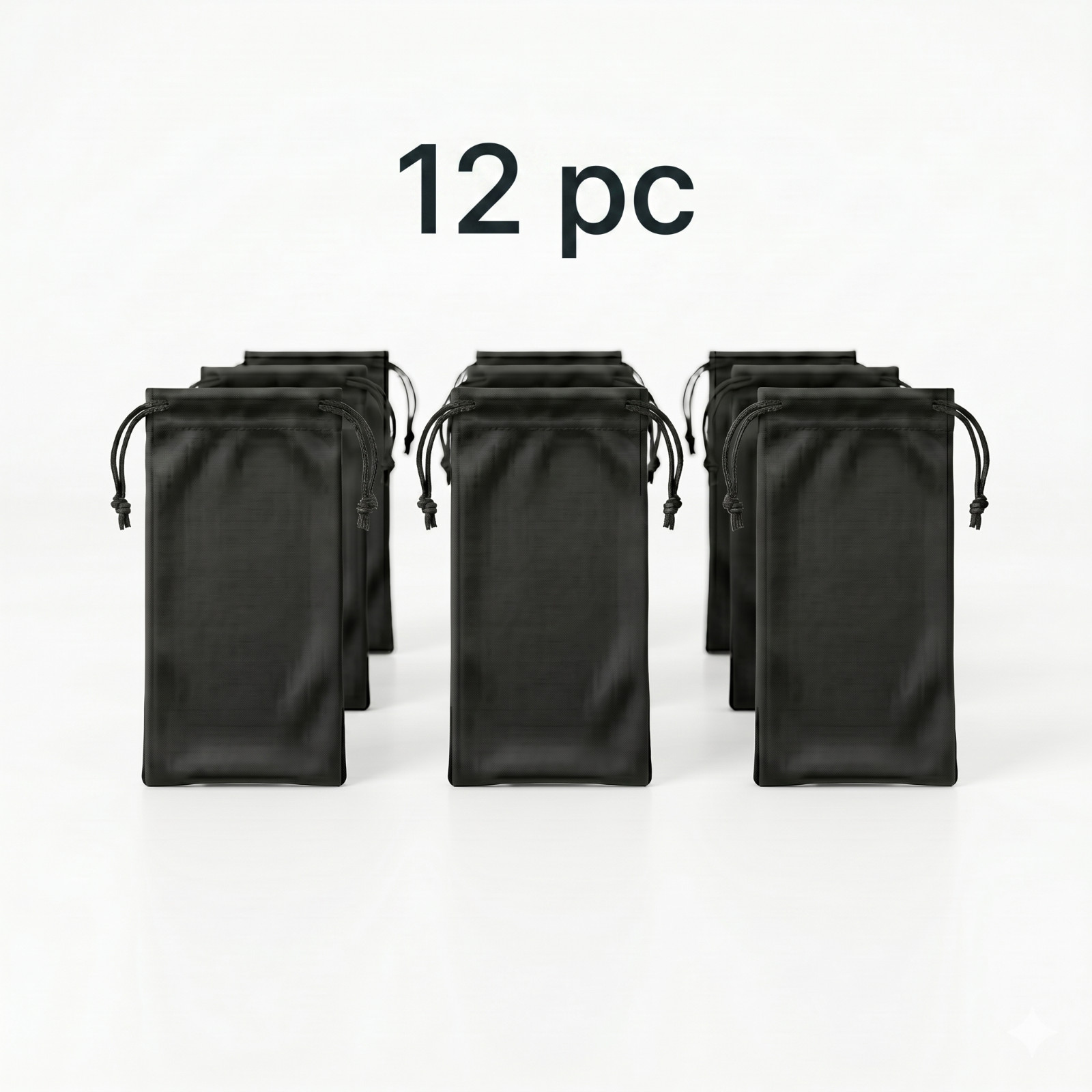 Cheap Bulk 50 100 200 500 Black Microfiber Sunglasses Carrying Pouch CaseBag US