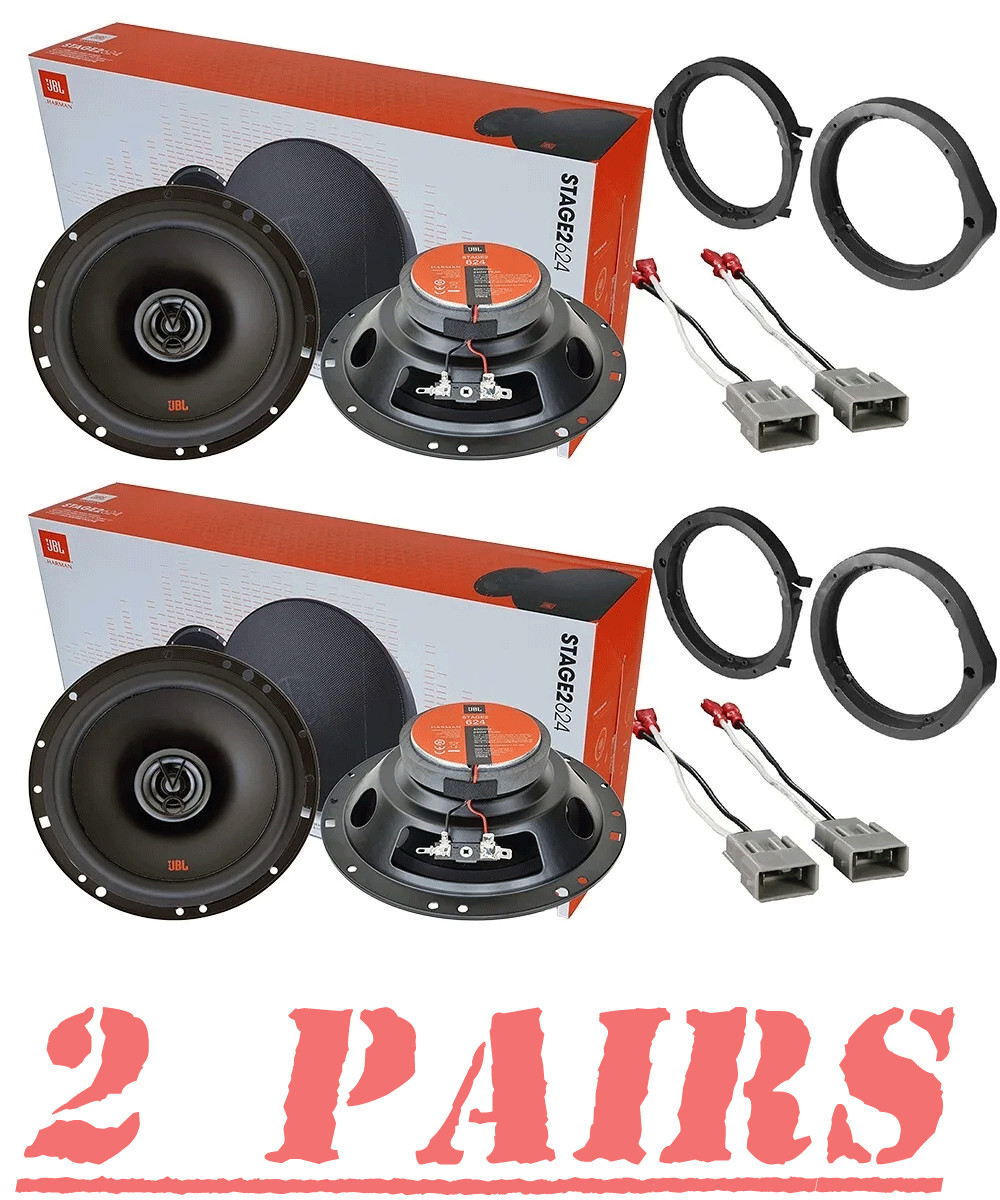4 JBL Stage2 240W 2-way 6.5\