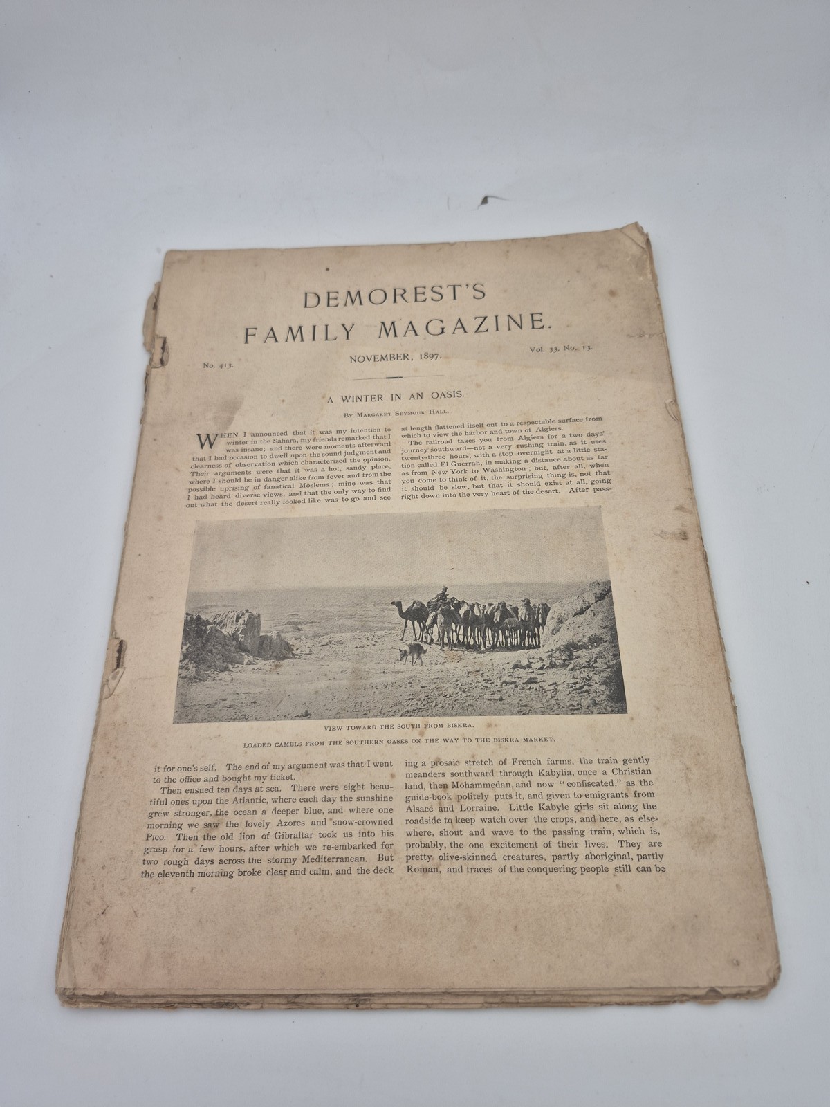 Demorest\'s Family Magazine November 1897 Original Antique Fashion History