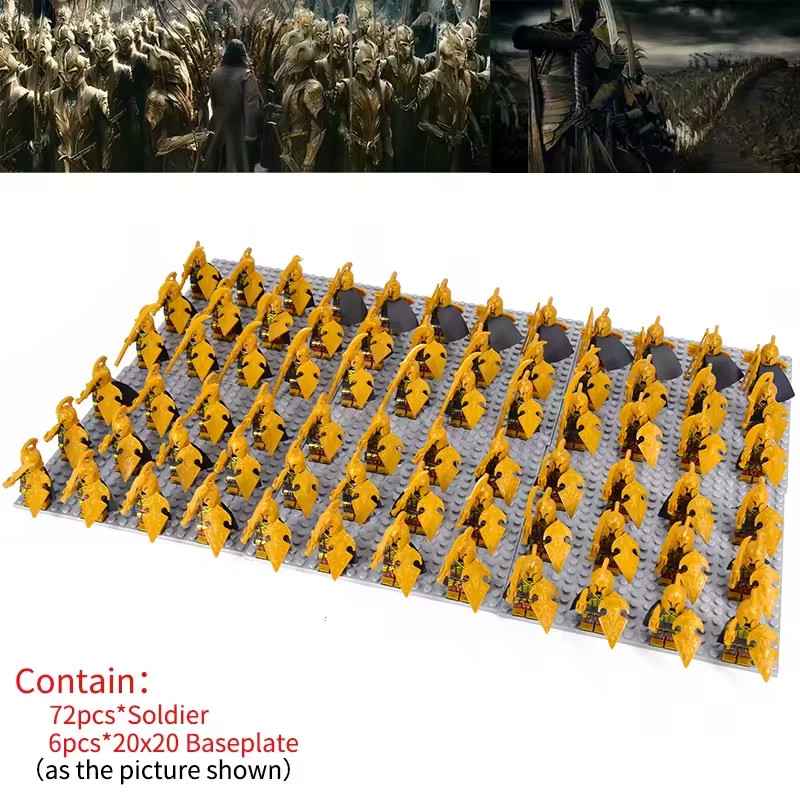 NEW Lot 72 Custom Lord of the Rings Hobbit Elf Army Soldier Minifigures NEW Lot 72 Custom Lord of the Rings Hobbit Elf Army Soldier Minifigures