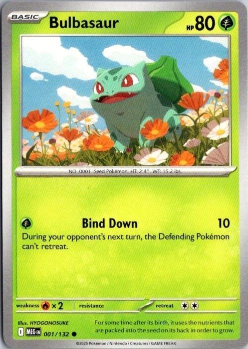 Pokemon Mega Evolution Cards ME01 Pick Your Card Master Set Reverse Holo NM
