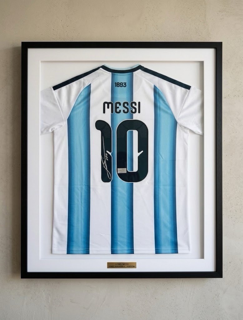 Lionel “Leo” Messi jersey Argentina hand signed with ICONS COA. NO FRAME INCL** Lionel “Leo” Messi jersey Argentina hand signed with ICONS COA. NO FRAME INCL**