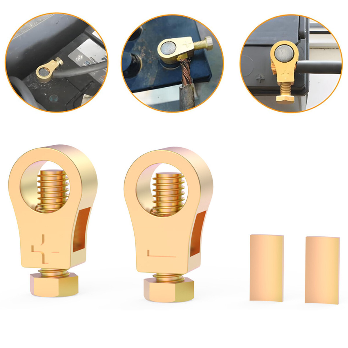 Universal Pure Copper Car Battery Terminal Connection Clamps Wire Clip Wholesale Universal Pure Copper Car Battery Terminal Connection Clamps Wire Clip Wholesale