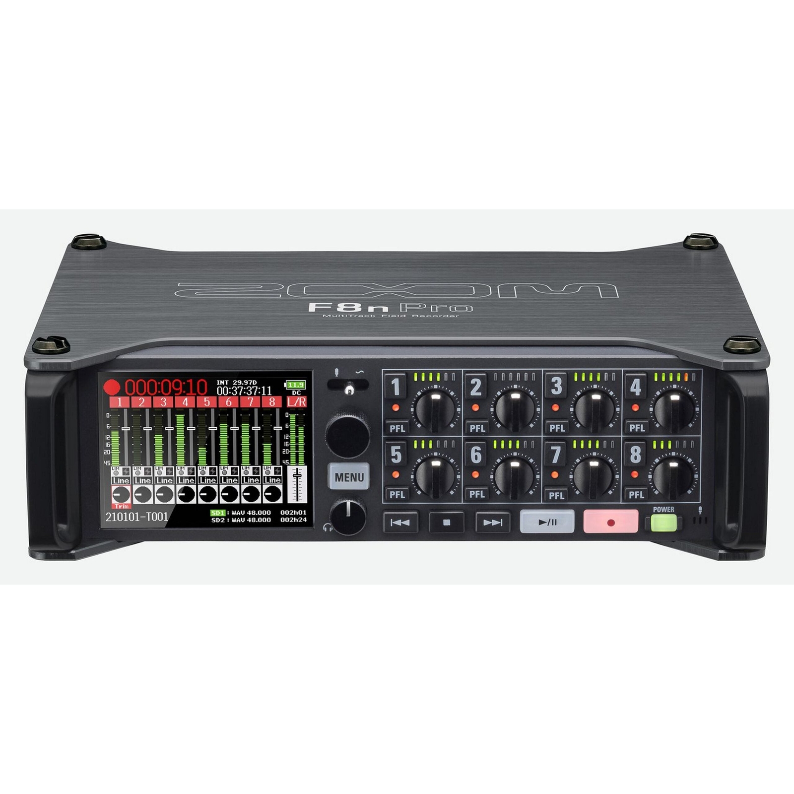 Zoom F8n Pro 10-Track Multi-Track Field Recorder Zoom F8n Pro 10-Track Multi-Track Field Recorder