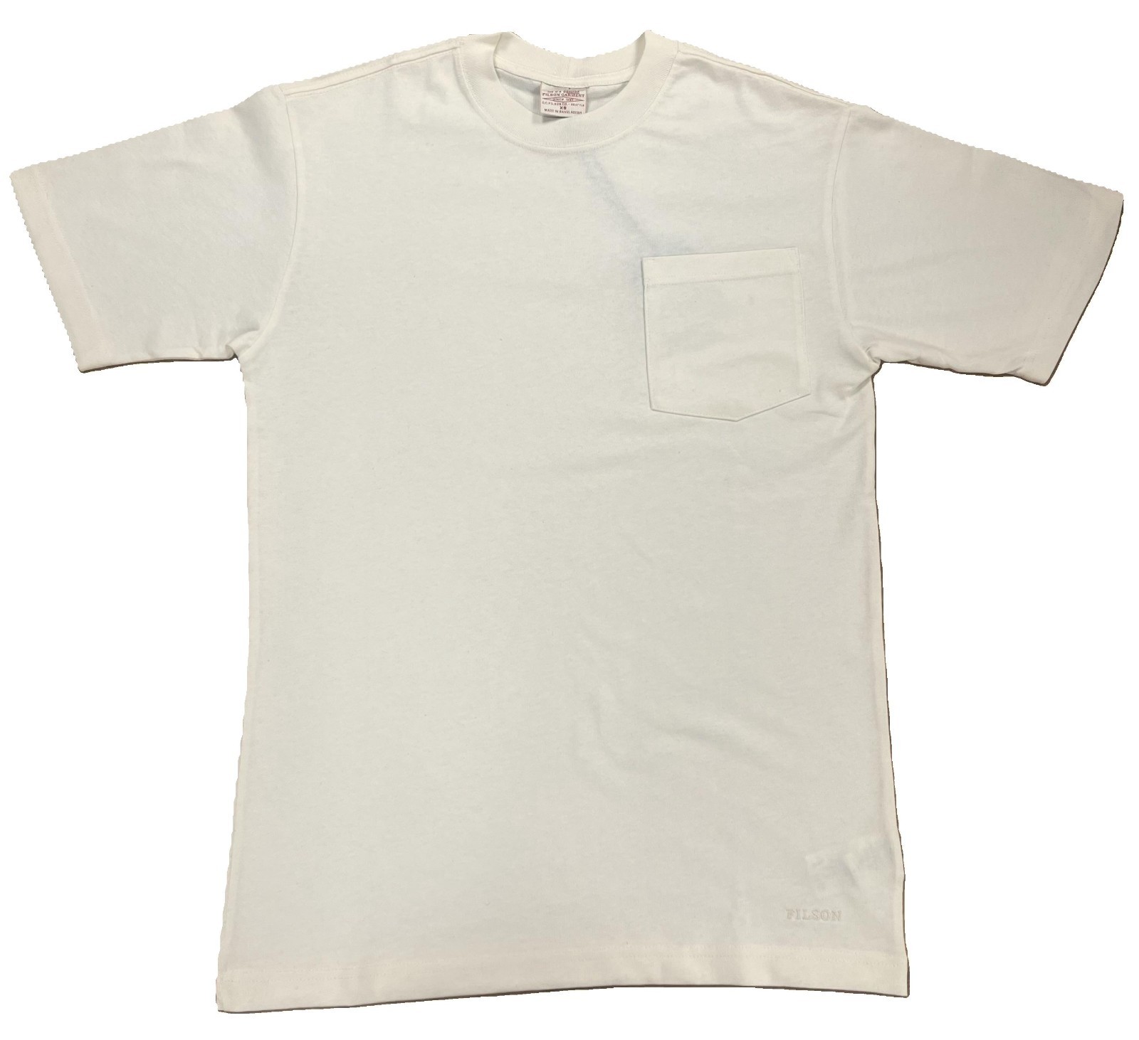 Filson Solid Pocket T-Shirt 6.5oz Heavyweight Cotton Tee NWT Workwear Outdoor